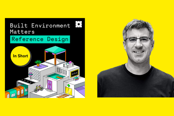 Reference Design Episode Artwork for Bryden Wood's Built Environment Matters Podcast featuring Head of Global Systems, Jaimie Johnston MBE